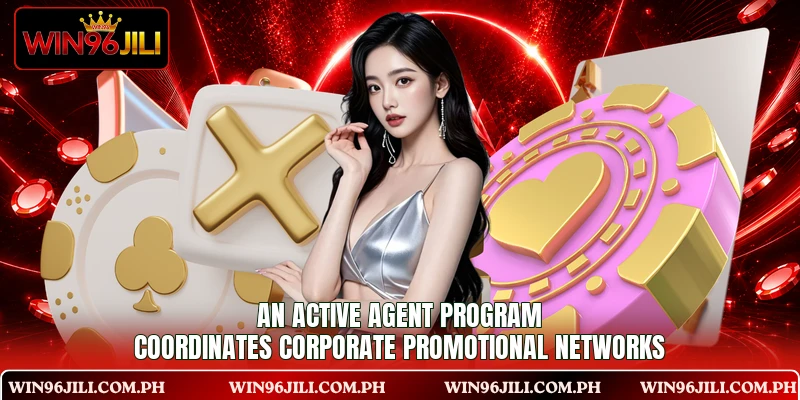 An active agent program coordinates corporate promotional networks An active agent program coordinates corporate promotional networks