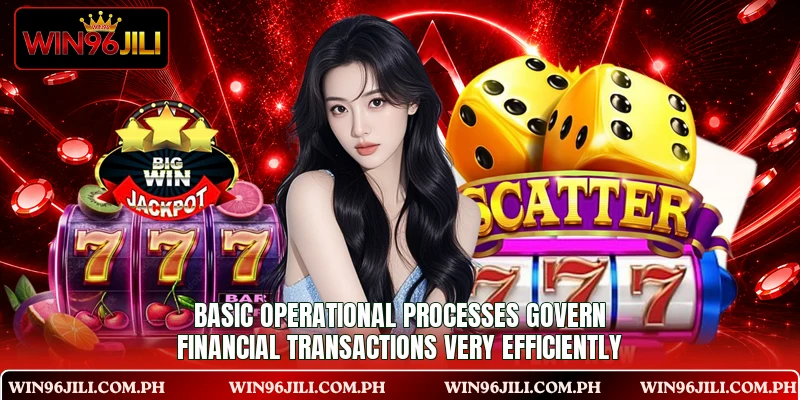 Basic operational processes govern financial transactions very efficiently Basic operational processes govern financial transactions very efficiently
