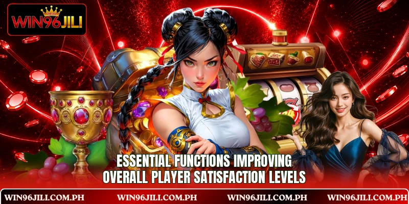 Essential functions improving overall player satisfaction levels
