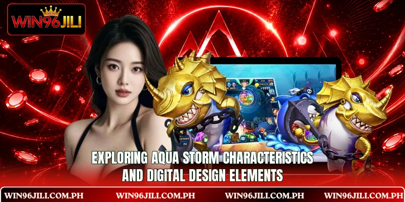 Exploring Aqua Storm characteristics and digital design elements