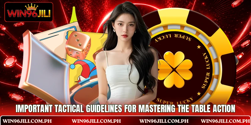Important tactical guidelines for mastering the table action Important tactical guidelines for mastering the table action