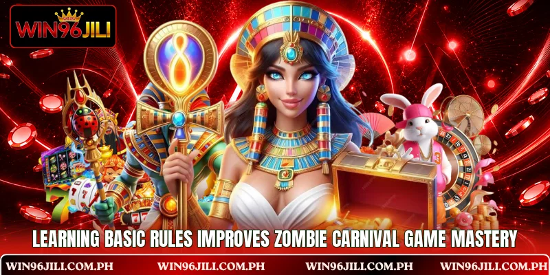 Learning basic rules improves Zombie Carnival game mastery Learning basic rules improves Zombie Carnival game mastery