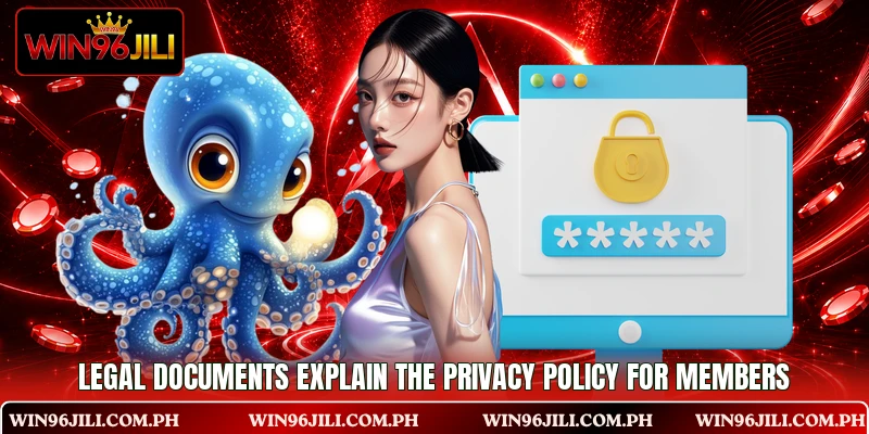 Legal documents explain the privacy policy for members Legal documents explain the privacy policy for members