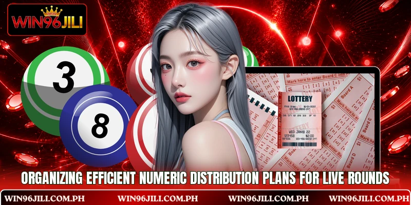 Organizing efficient numeric distribution plans for live rounds