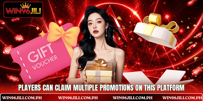 Players can claim multiple promotions on this platform Players can claim multiple promotions on this platform