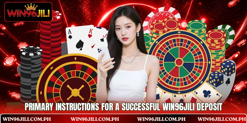 Primary instructions for a successful WIN96JILI deposit