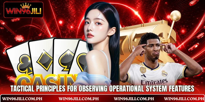 Tactical principles for observing operational system features