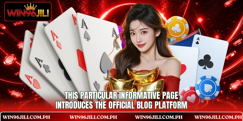 This particular informative page introduces the official blog platform This particular informative page introduces the official blog platform